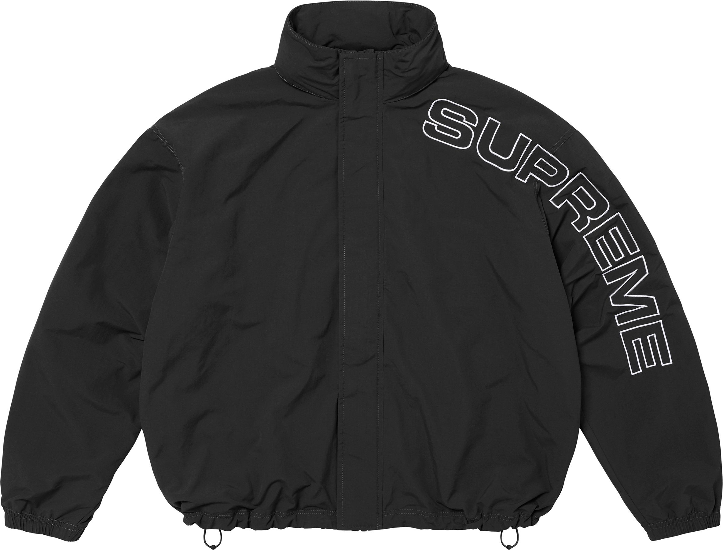 Spellout Embroidered Track Jacket view 18
